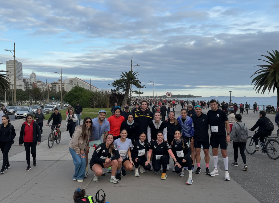 Emiliano con alumnos